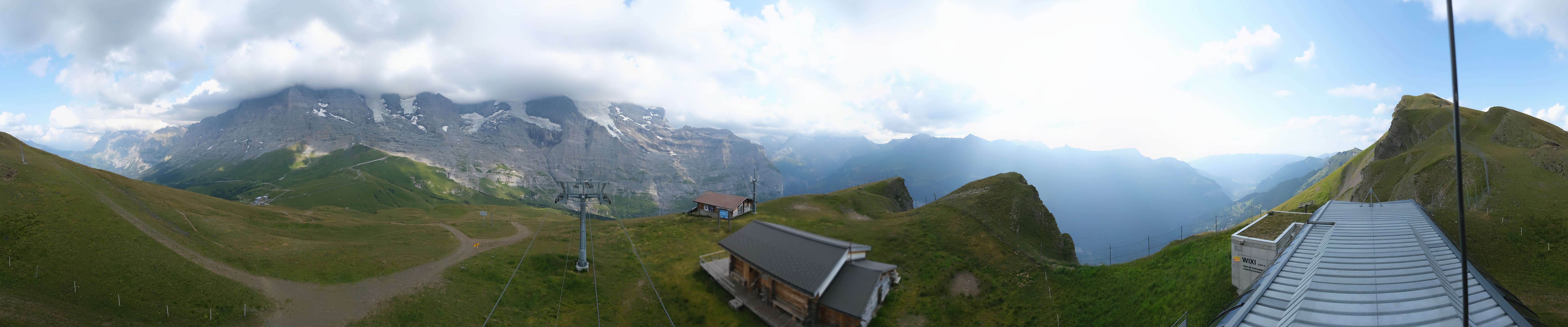 Archived image Webcam Top Station Lauberhorn, Grindelwald
