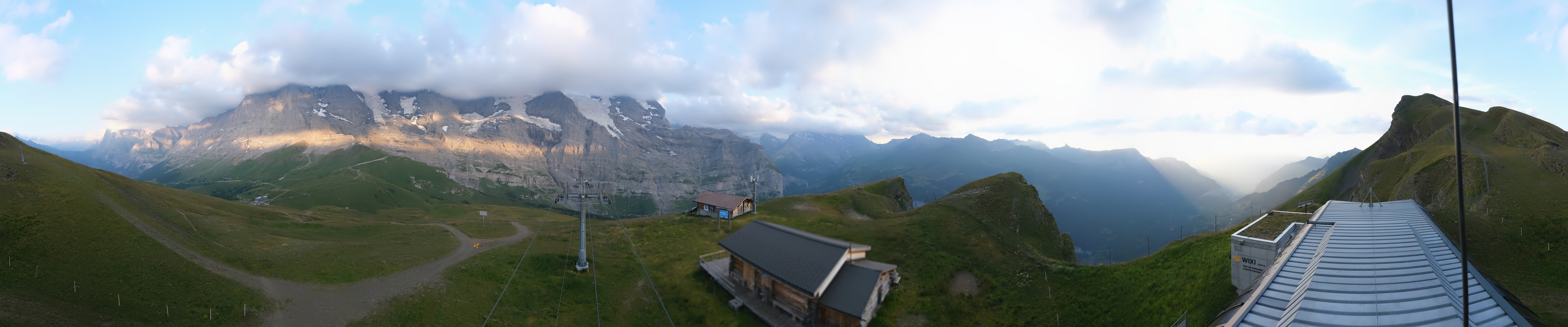 Archived image Webcam Top Station Lauberhorn, Grindelwald