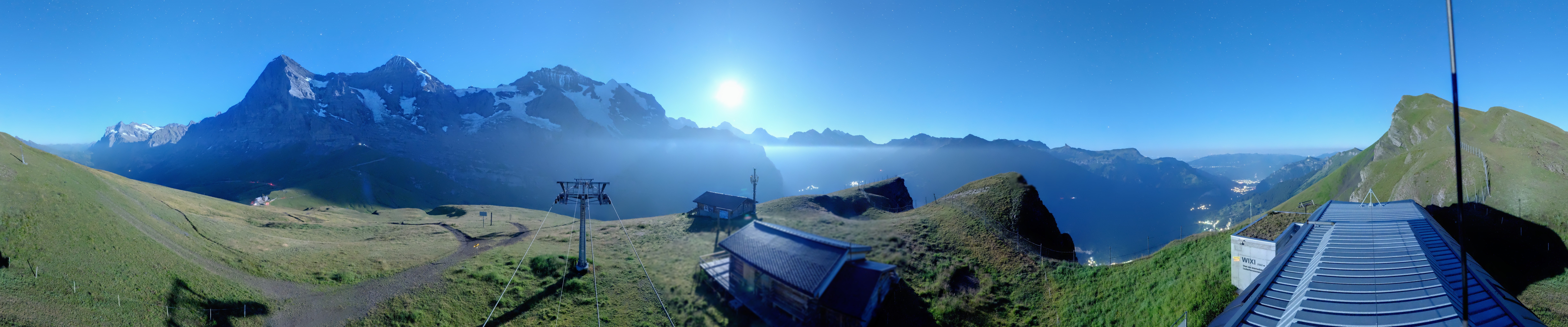 Archiv Foto Webcam Kleine Scheidegg-Lauberhorn, Grindelwald