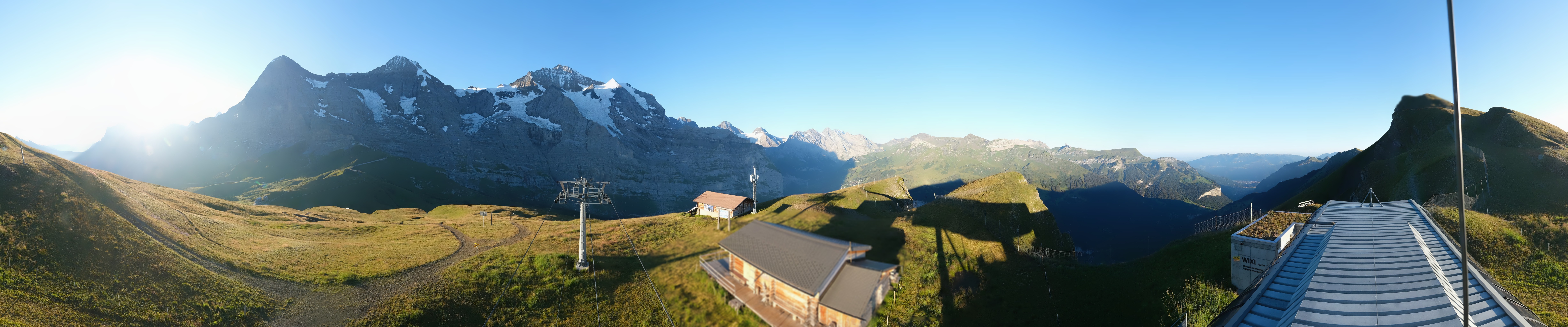 Archived image Webcam Top Station Lauberhorn, Grindelwald