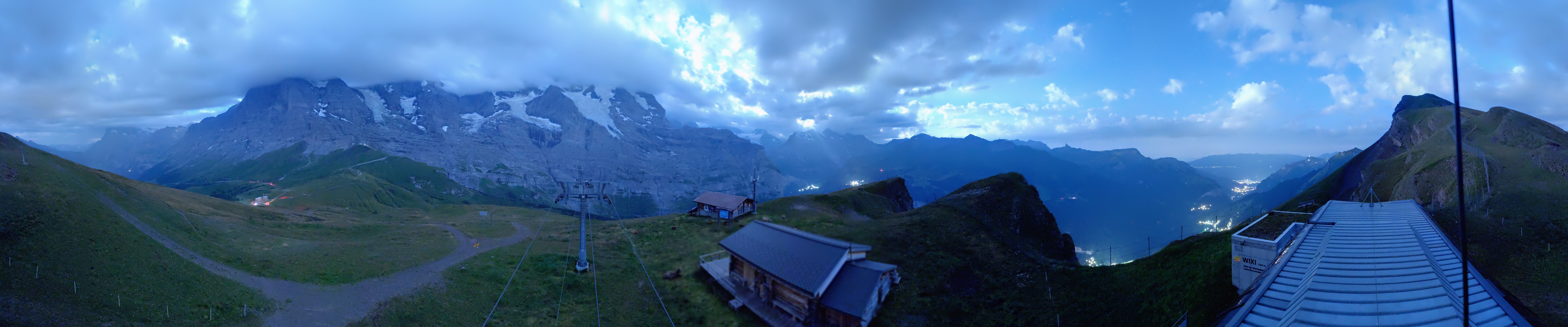 Archived image Webcam Top Station Lauberhorn, Grindelwald