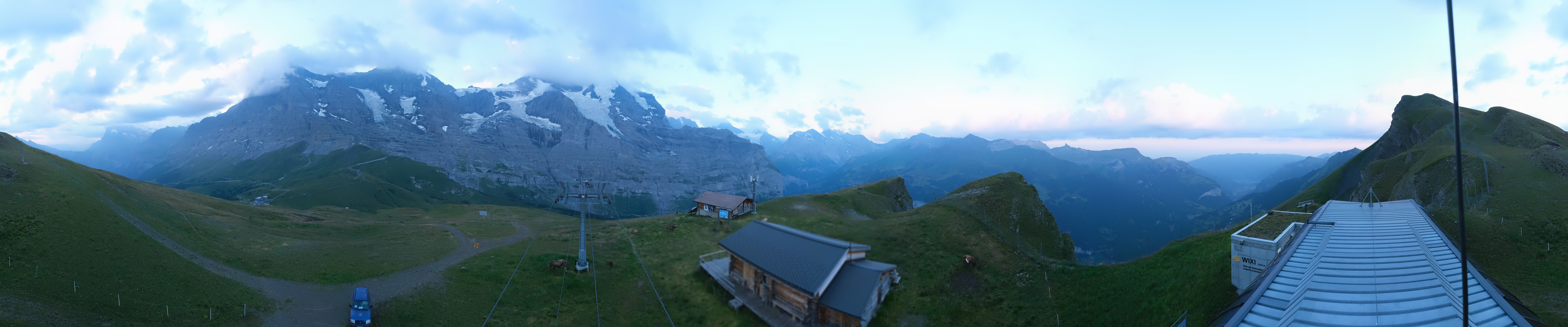Archived image Webcam Top Station Lauberhorn, Grindelwald