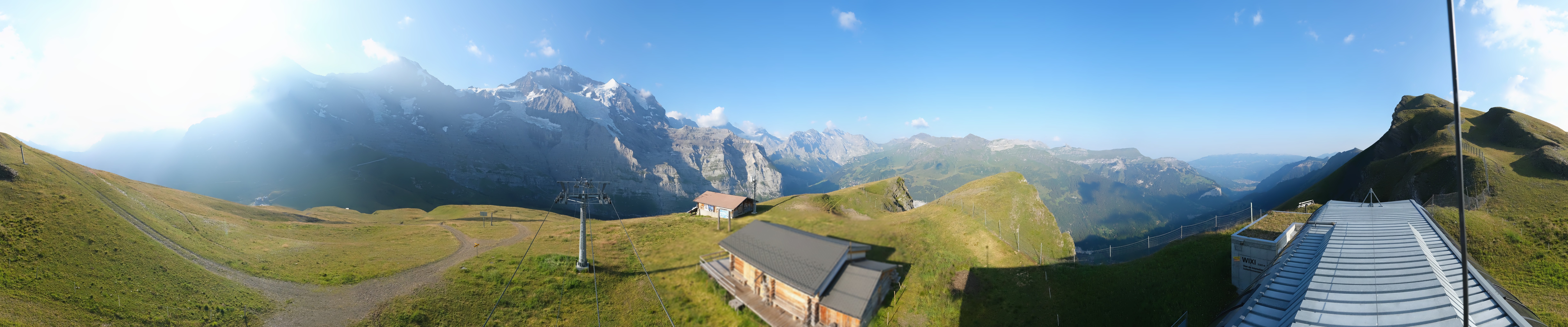 Archived image Webcam Top Station Lauberhorn, Grindelwald