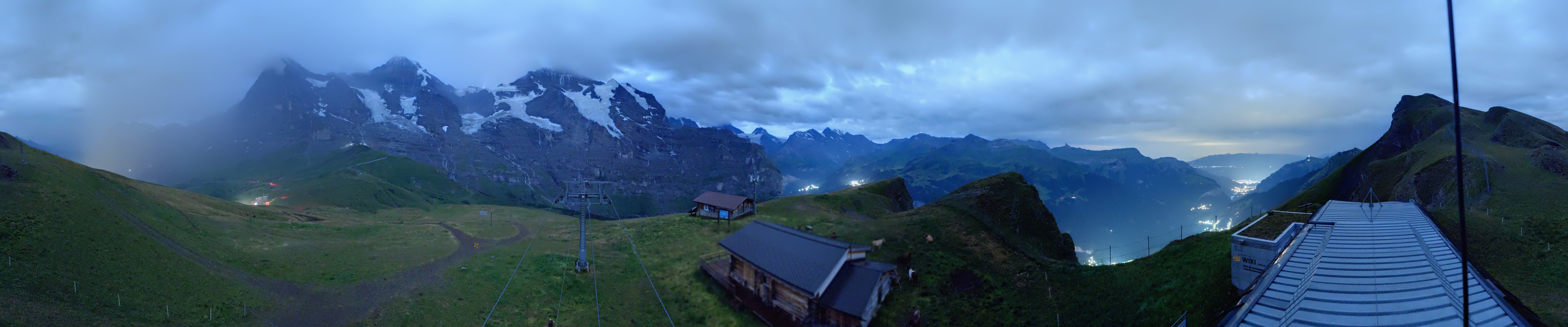 Archiv Foto Webcam Kleine Scheidegg-Lauberhorn, Grindelwald