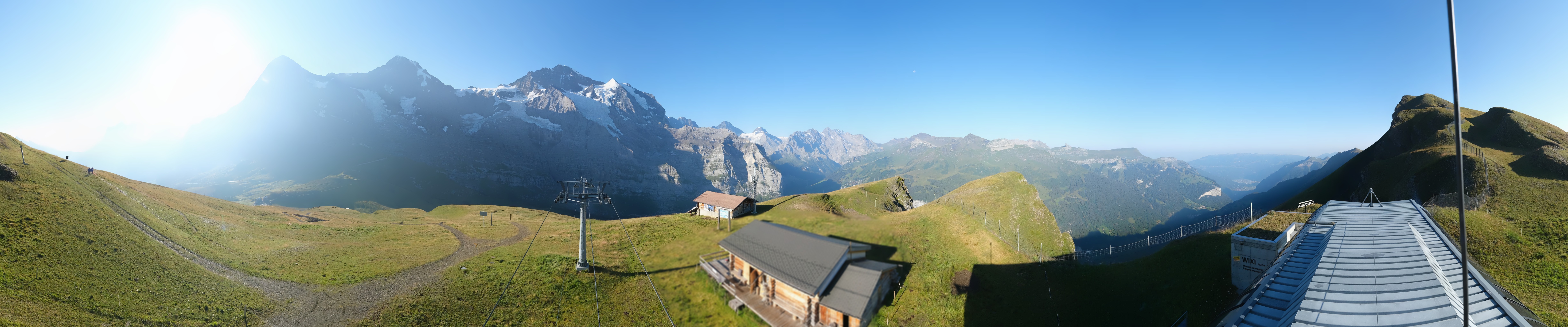 Archived image Webcam Top Station Lauberhorn, Grindelwald