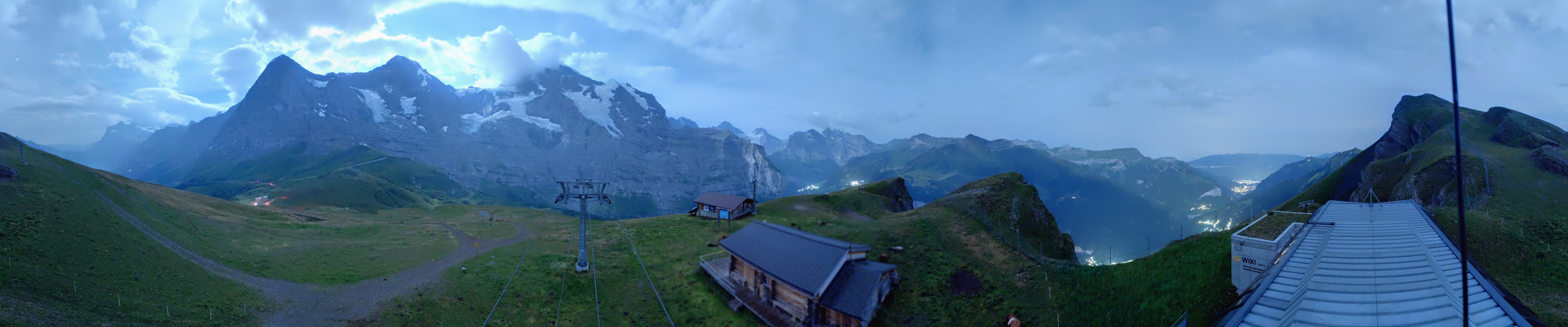 Archived image Webcam Top Station Lauberhorn, Grindelwald