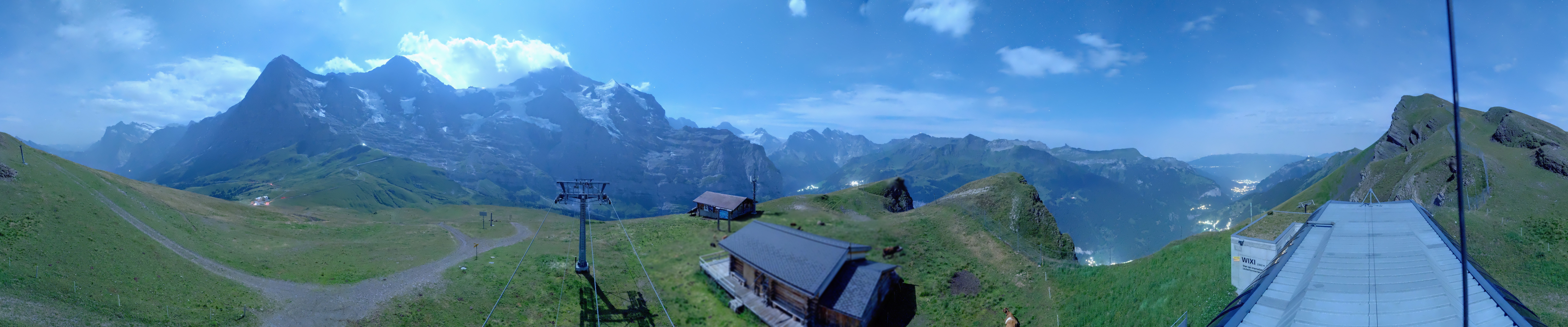 Archived image Webcam Top Station Lauberhorn, Grindelwald