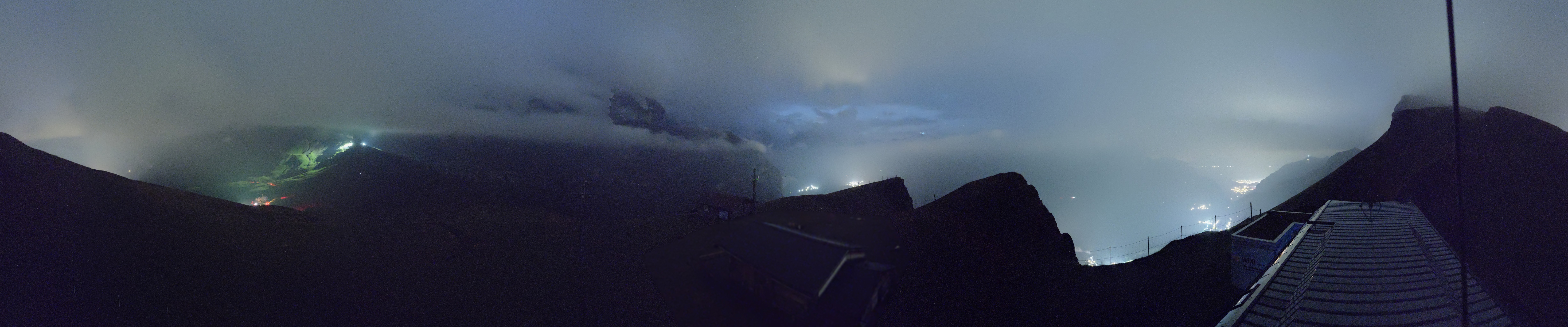 Archived image Webcam Top Station Lauberhorn, Grindelwald