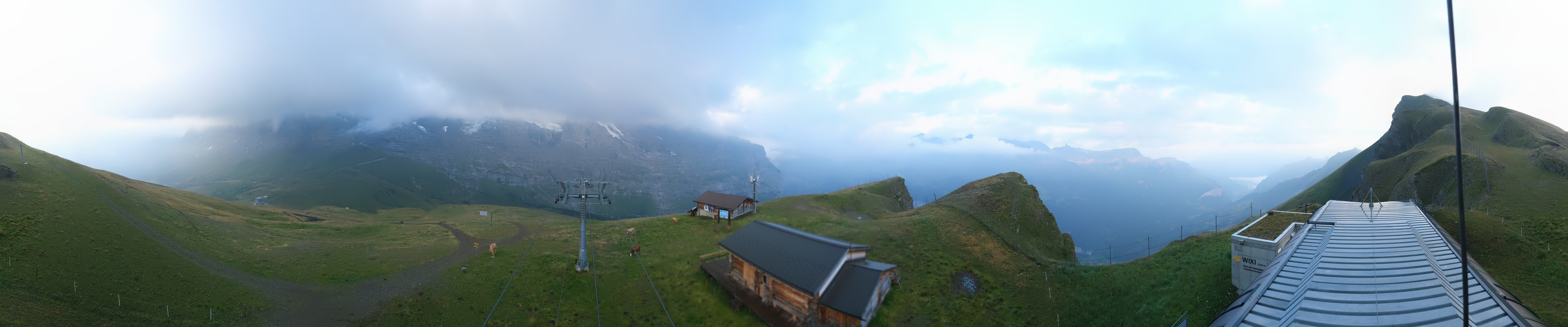 Archived image Webcam Top Station Lauberhorn, Grindelwald