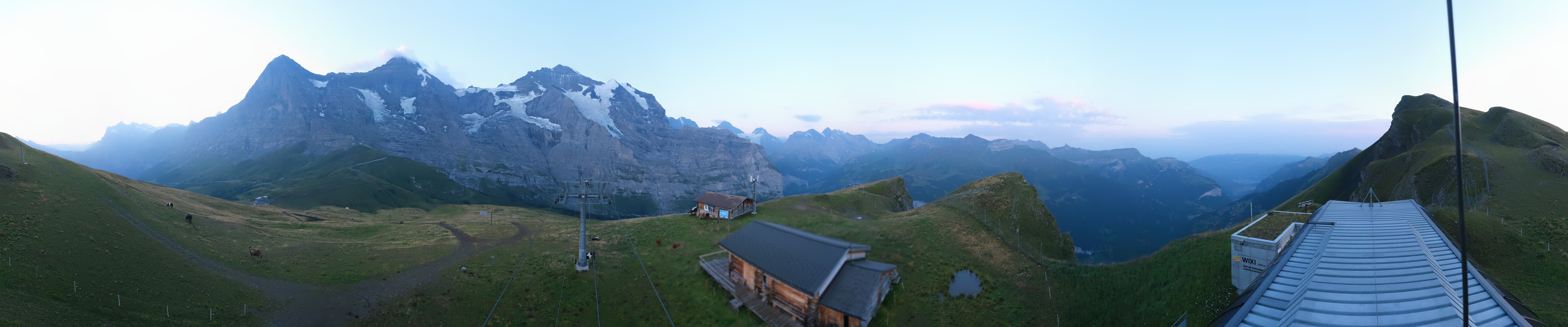 Archived image Webcam Top Station Lauberhorn, Grindelwald