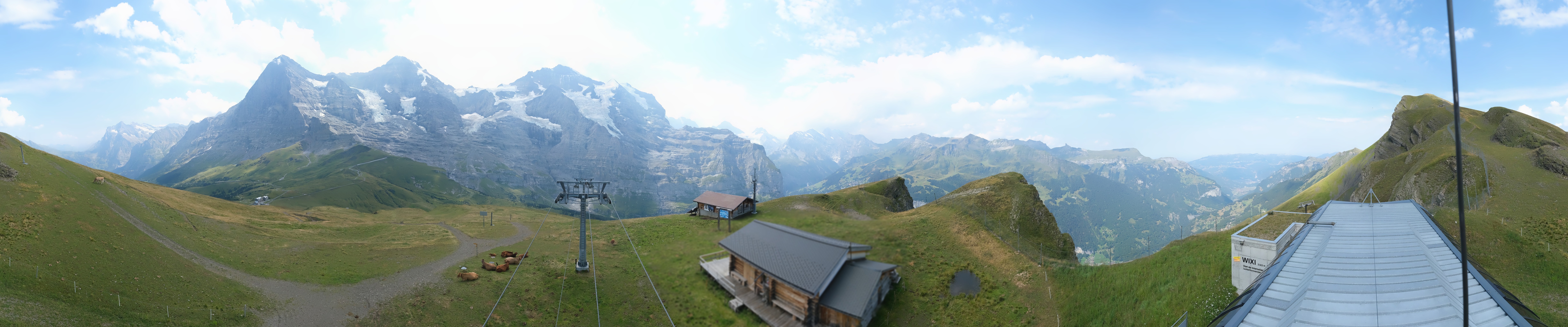 Archived image Webcam Top Station Lauberhorn, Grindelwald