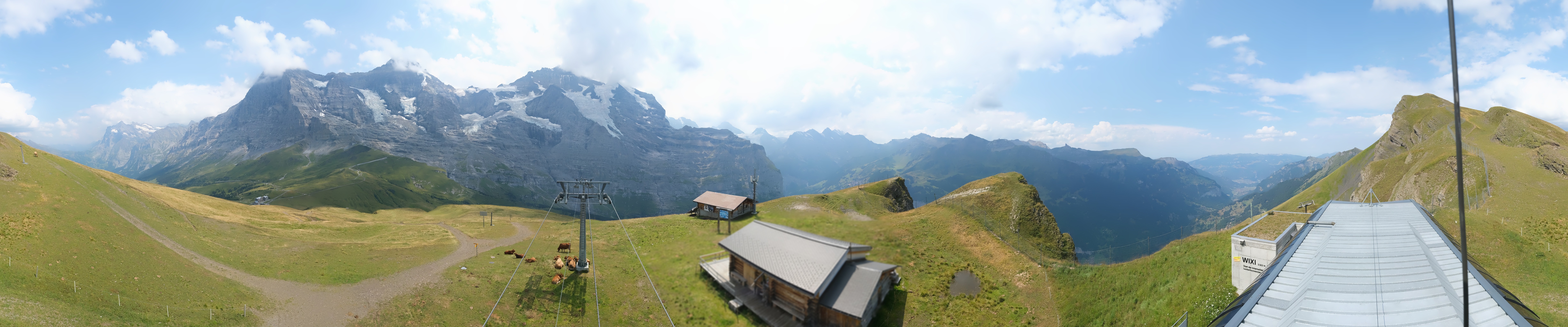Archived image Webcam Top Station Lauberhorn, Grindelwald