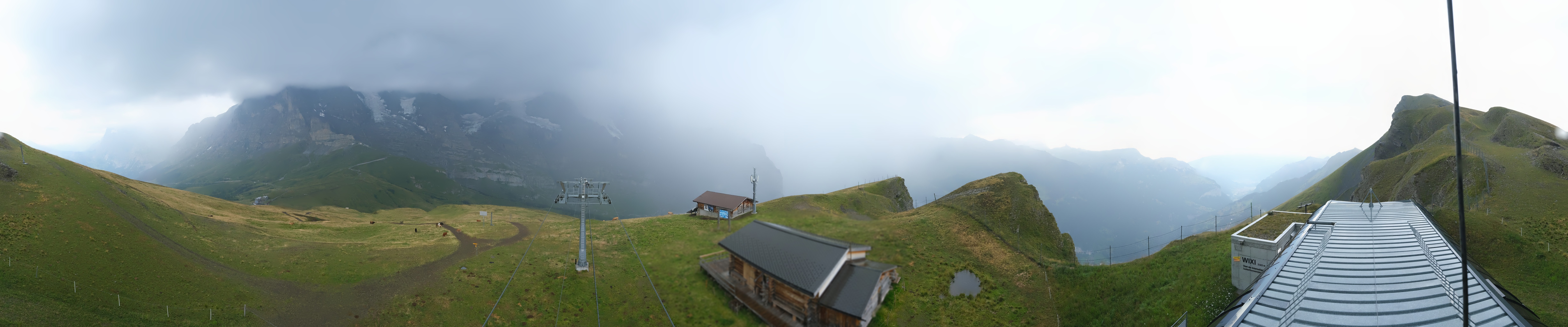 Archived image Webcam Top Station Lauberhorn, Grindelwald