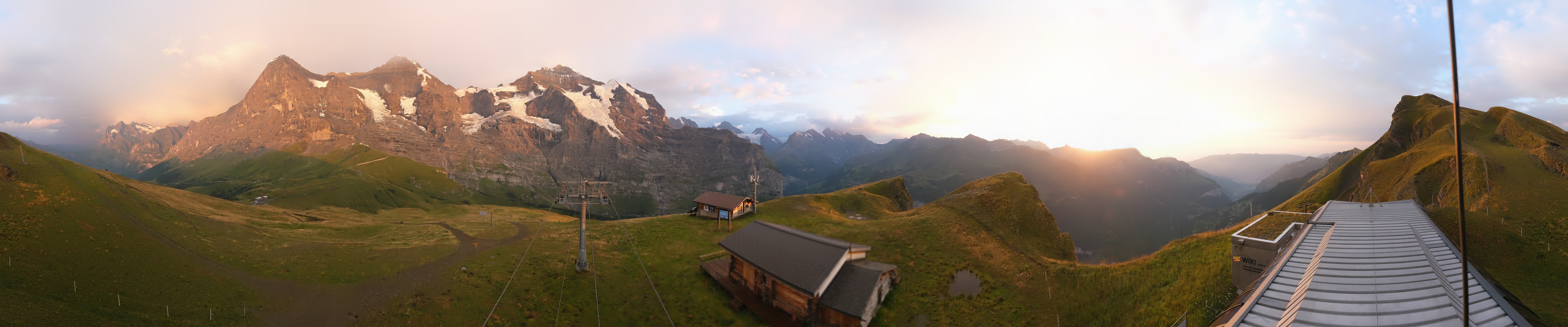 Archived image Webcam Top Station Lauberhorn, Grindelwald