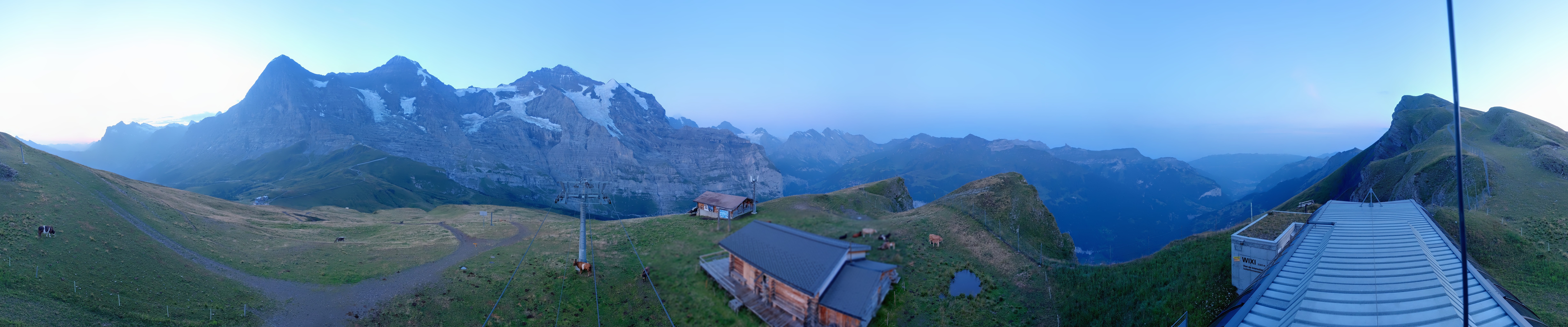 Archived image Webcam Top Station Lauberhorn, Grindelwald