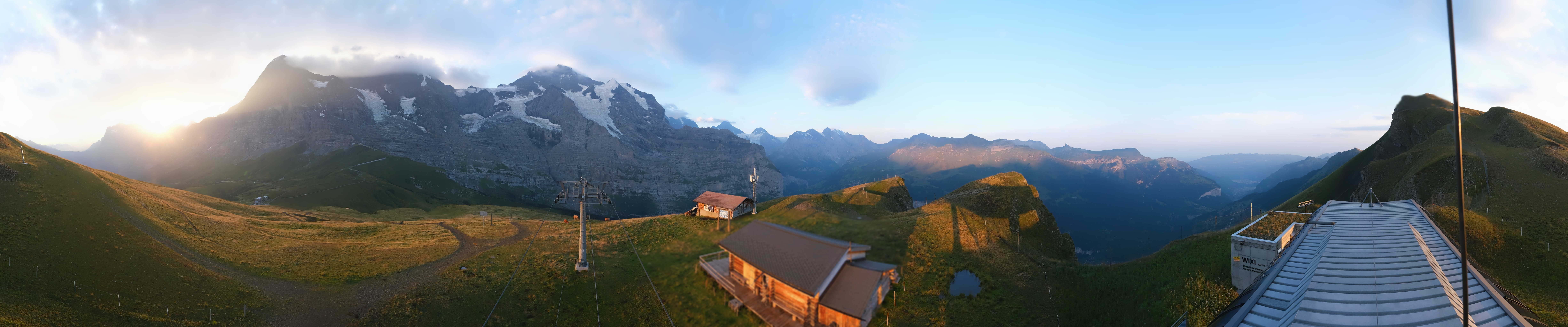 Archived image Webcam Top Station Lauberhorn, Grindelwald