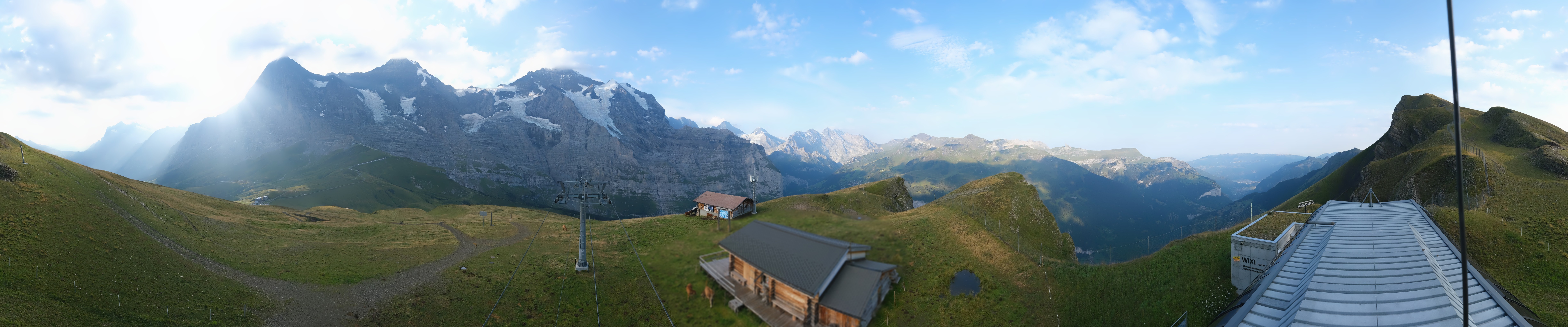 Archived image Webcam Top Station Lauberhorn, Grindelwald