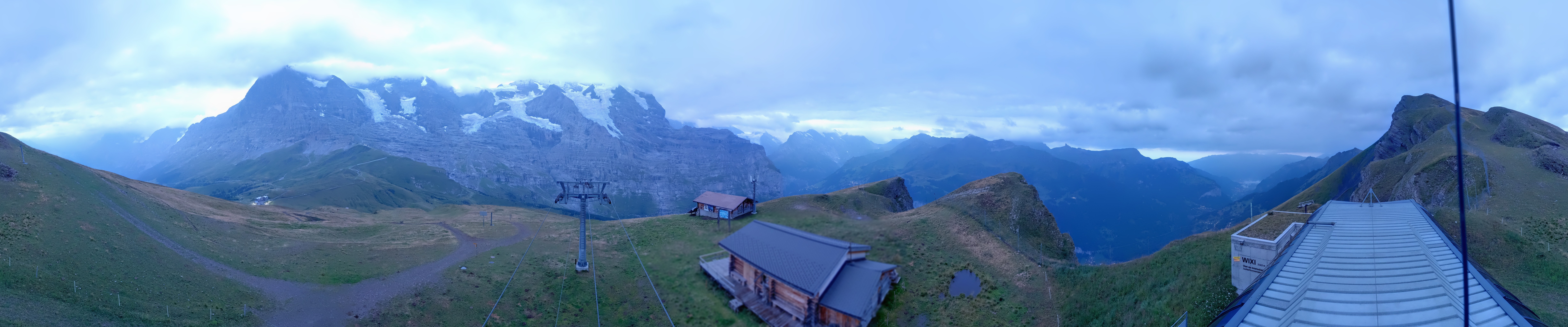Archiv Foto Webcam Kleine Scheidegg-Lauberhorn, Grindelwald