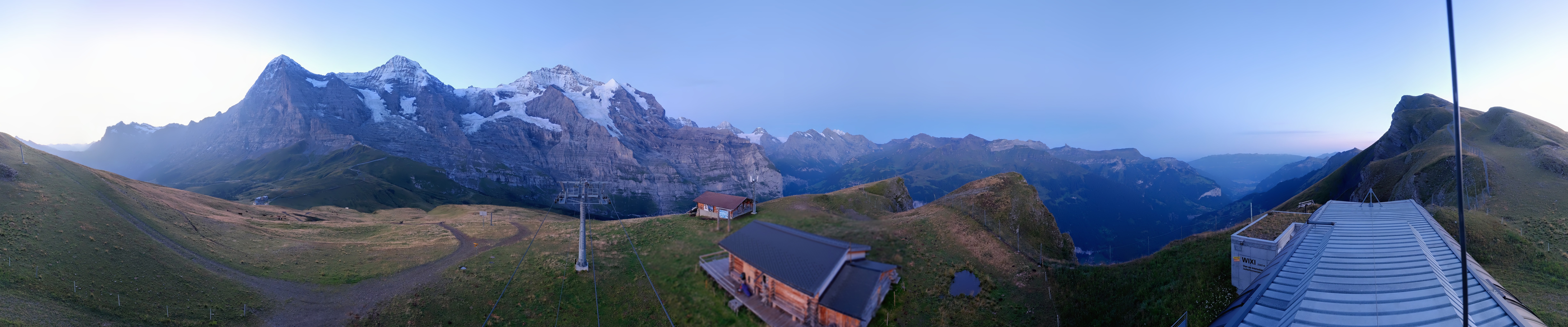 Archived image Webcam Top Station Lauberhorn, Grindelwald