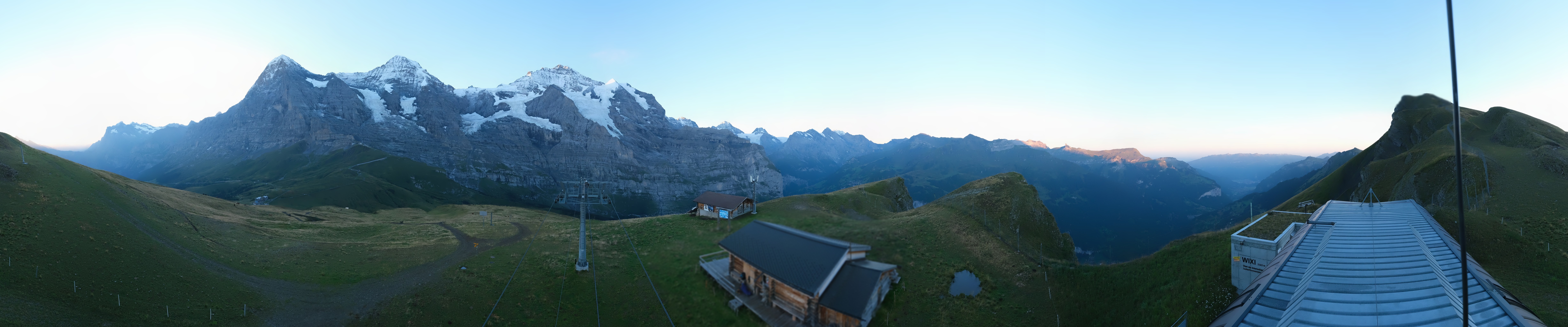 Archived image Webcam Top Station Lauberhorn, Grindelwald