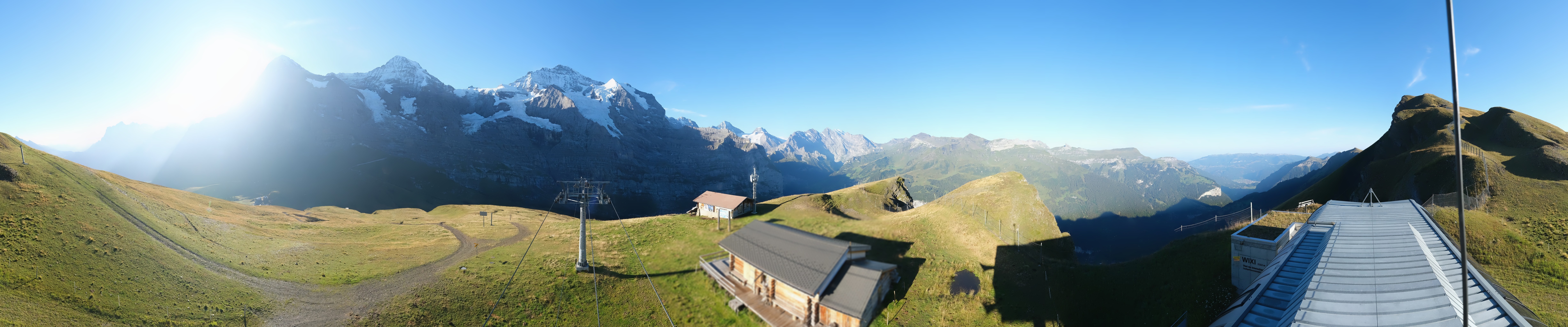 Archived image Webcam Top Station Lauberhorn, Grindelwald