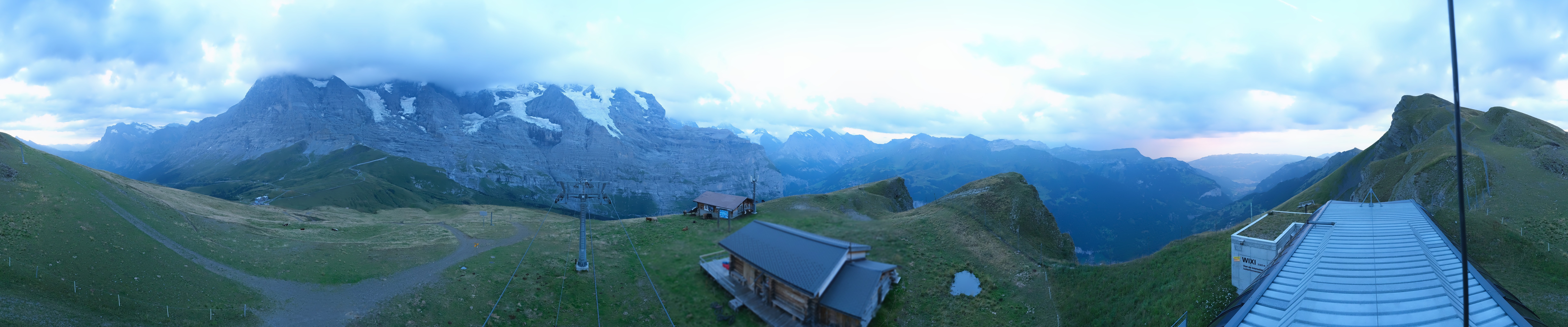 Archived image Webcam Top Station Lauberhorn, Grindelwald