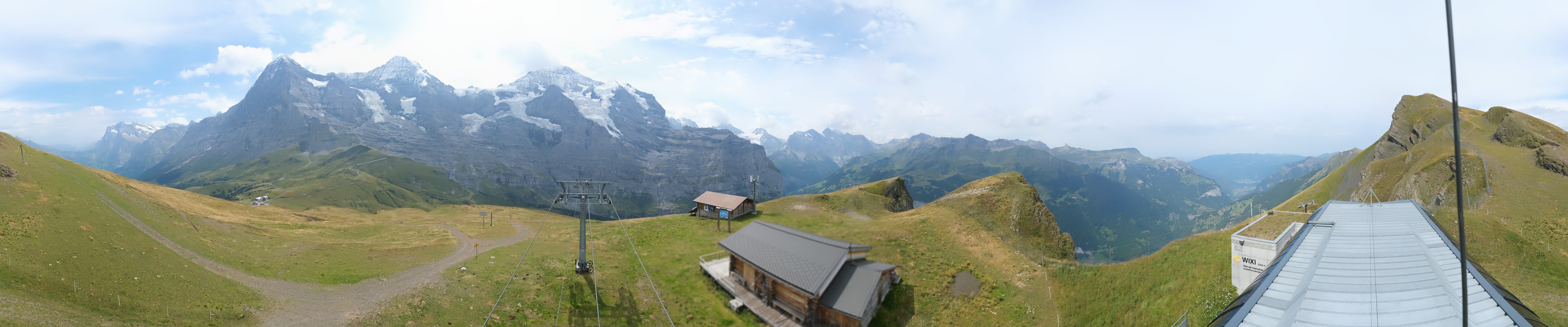 Archived image Webcam Top Station Lauberhorn, Grindelwald