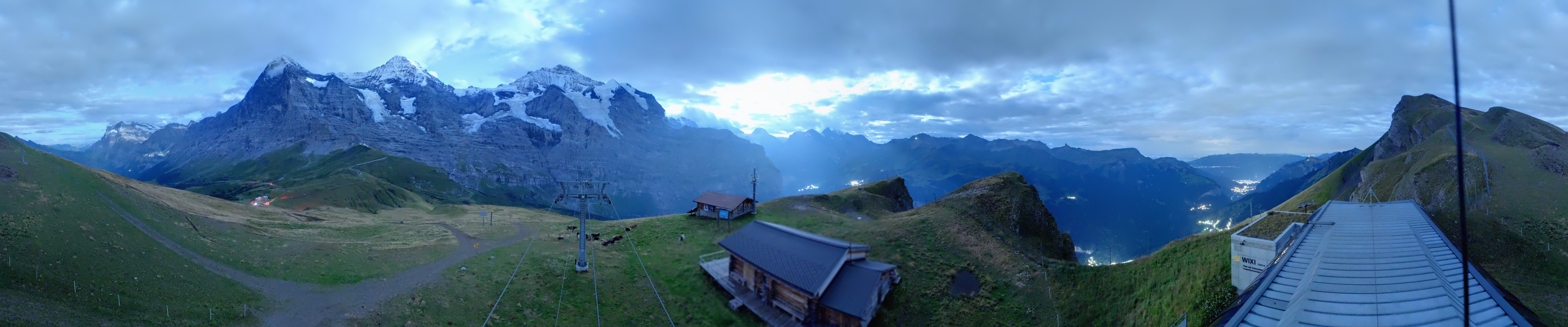 Archiv Foto Webcam Kleine Scheidegg-Lauberhorn, Grindelwald