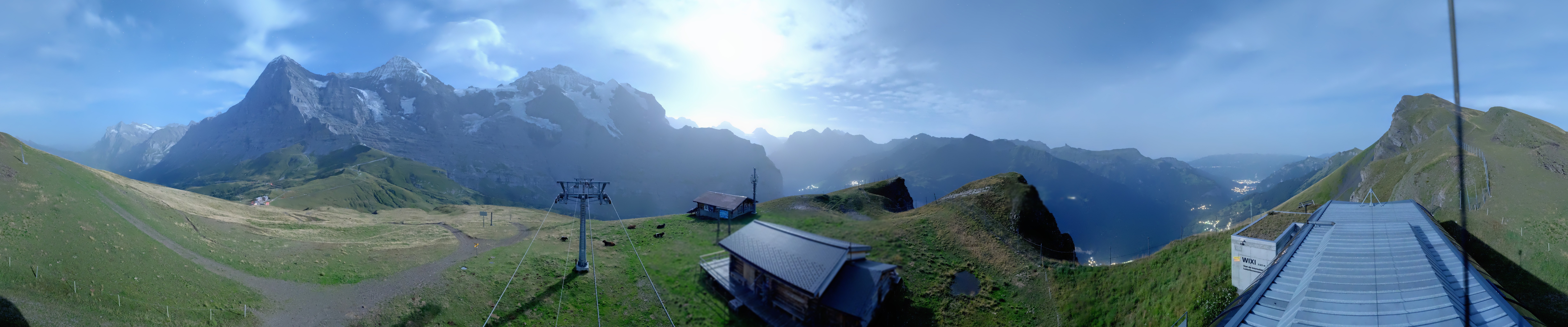 Archived image Webcam Top Station Lauberhorn, Grindelwald