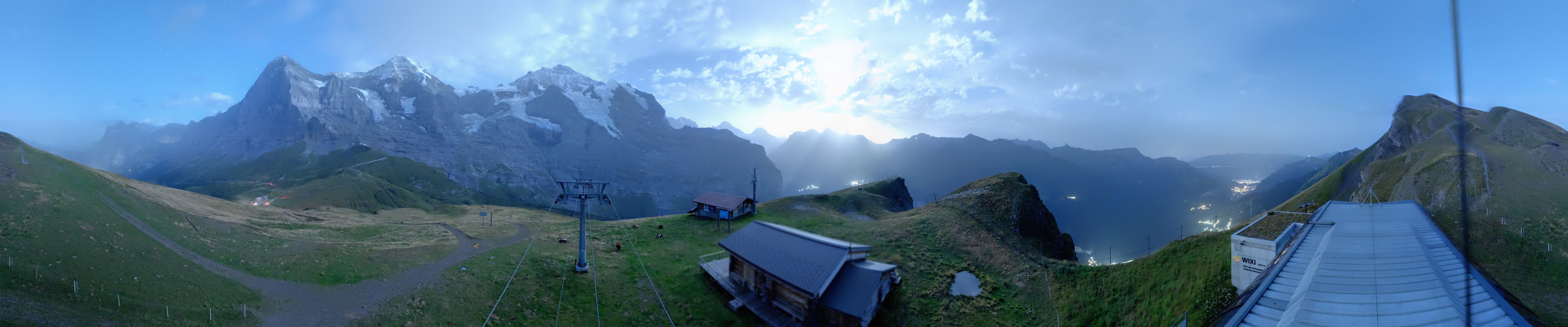 Archiv Foto Webcam Kleine Scheidegg-Lauberhorn, Grindelwald
