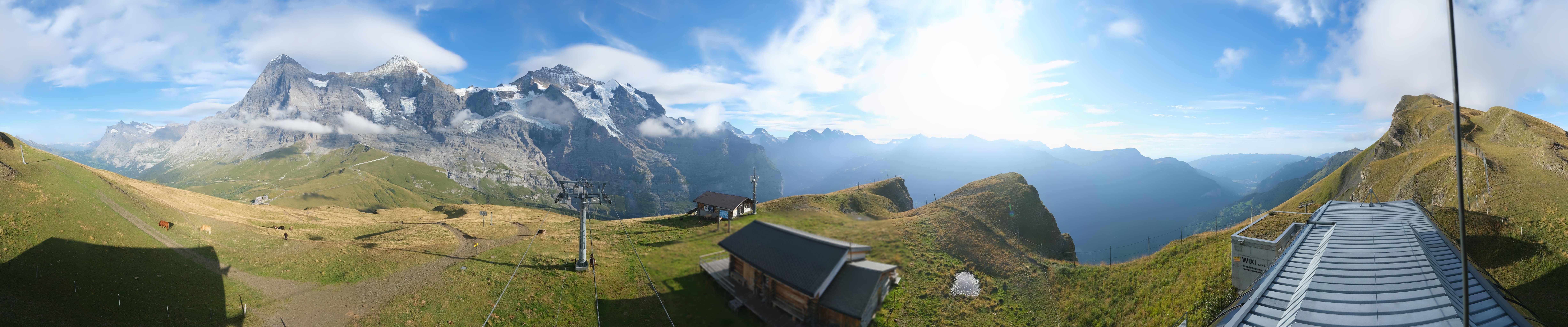 Archived image Webcam Top Station Lauberhorn, Grindelwald