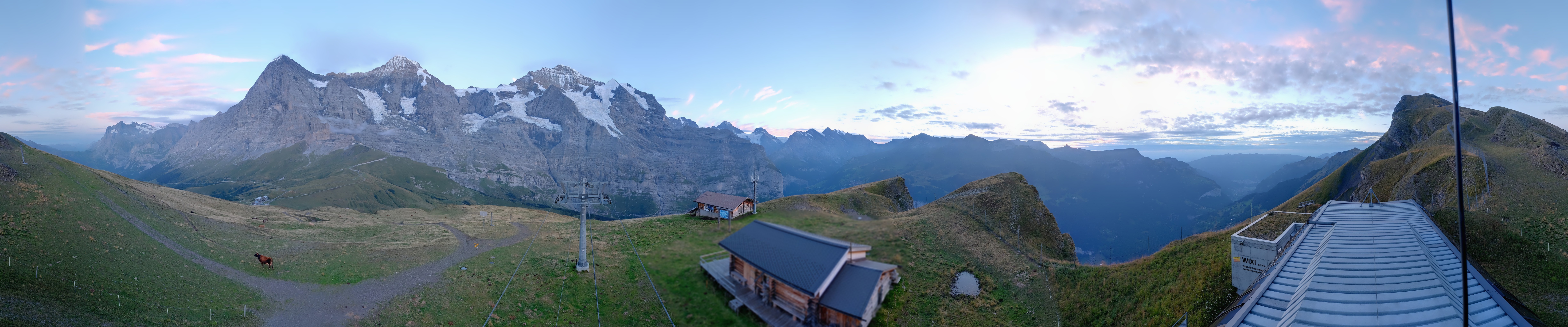 Archived image Webcam Top Station Lauberhorn, Grindelwald