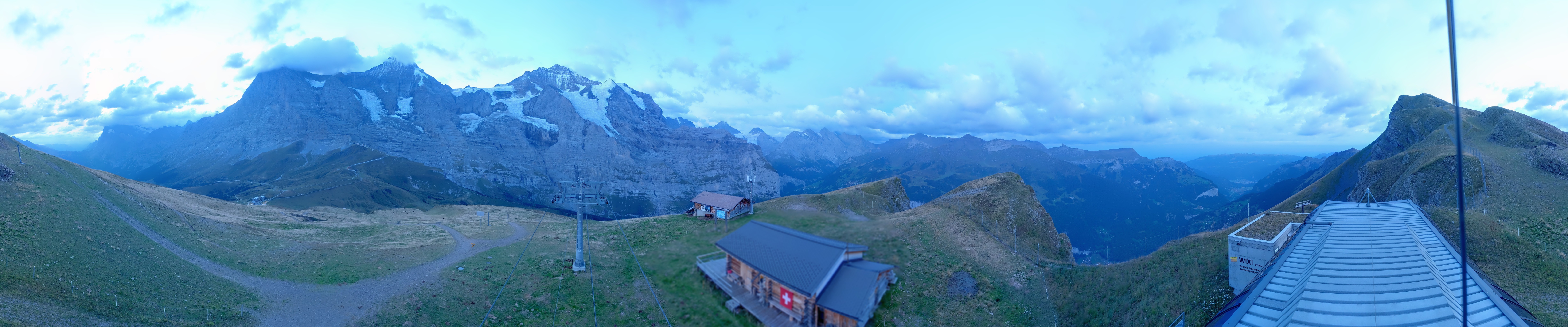 Archiv Foto Webcam Kleine Scheidegg-Lauberhorn, Grindelwald