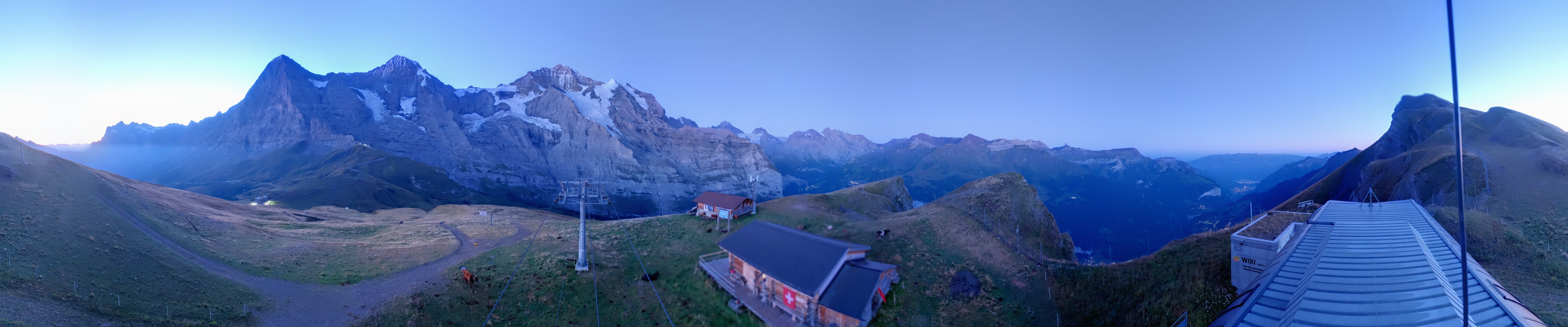 Archiv Foto Webcam Kleine Scheidegg-Lauberhorn, Grindelwald