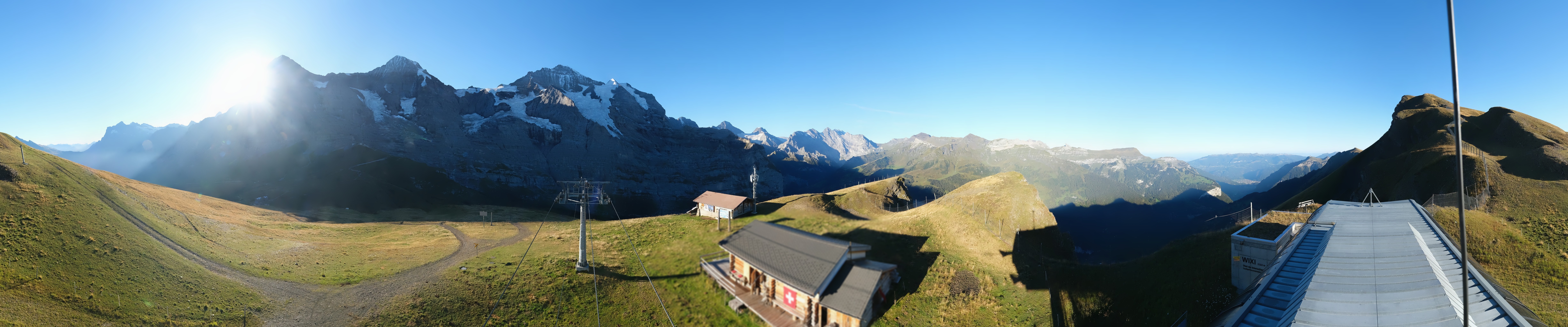 Archiv Foto Webcam Kleine Scheidegg-Lauberhorn, Grindelwald