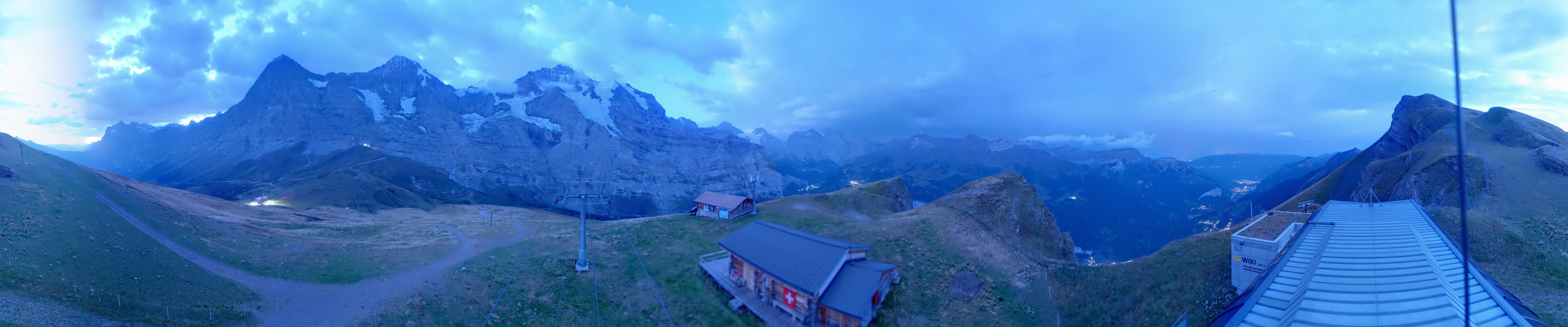Archiv Foto Webcam Kleine Scheidegg-Lauberhorn, Grindelwald
