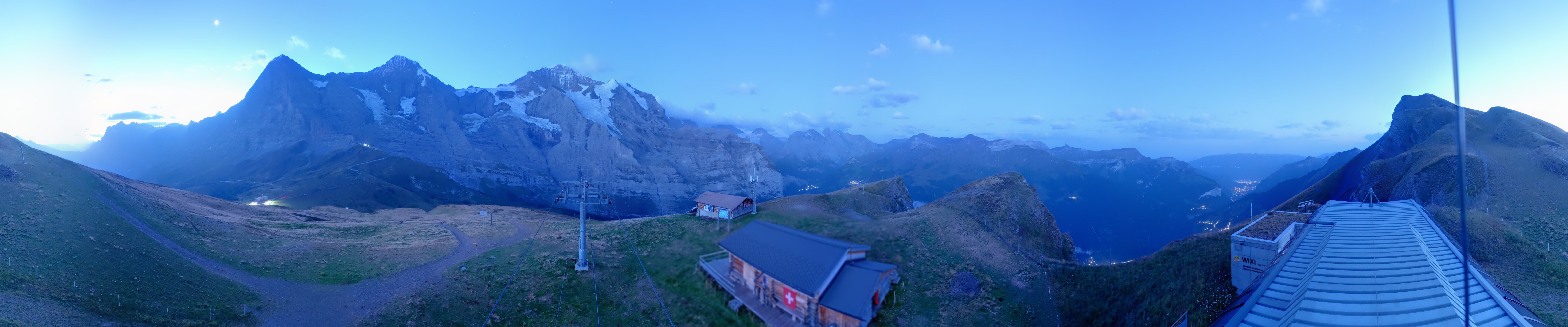 Archived image Webcam Top Station Lauberhorn, Grindelwald