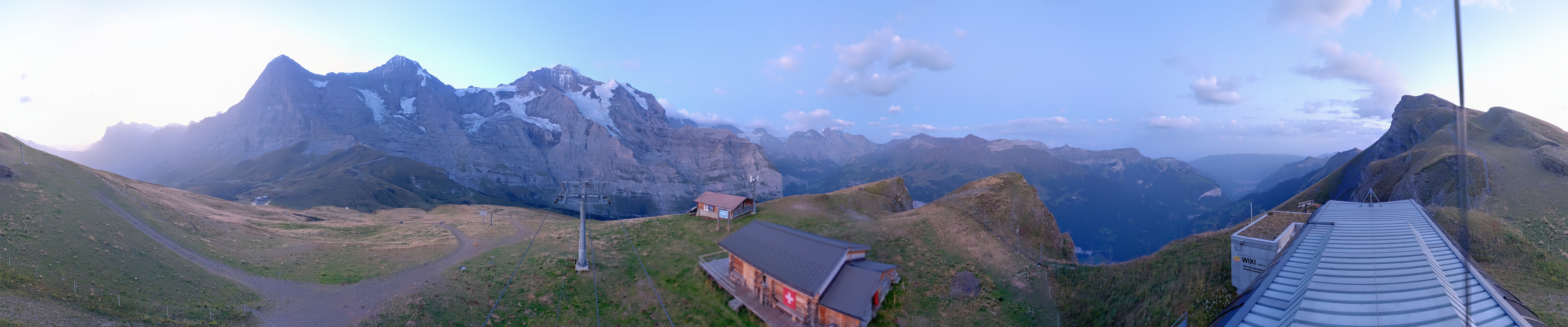 Archived image Webcam Top Station Lauberhorn, Grindelwald