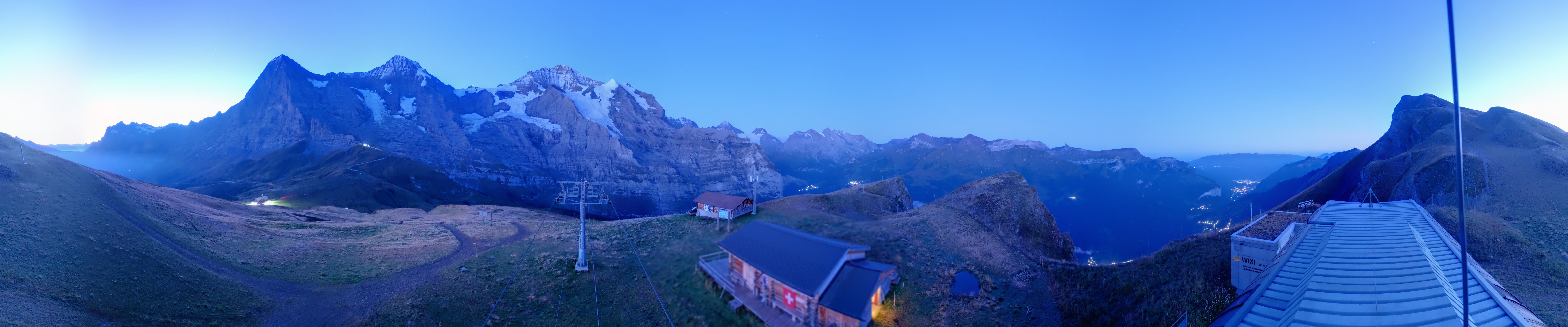 Archived image Webcam Top Station Lauberhorn, Grindelwald