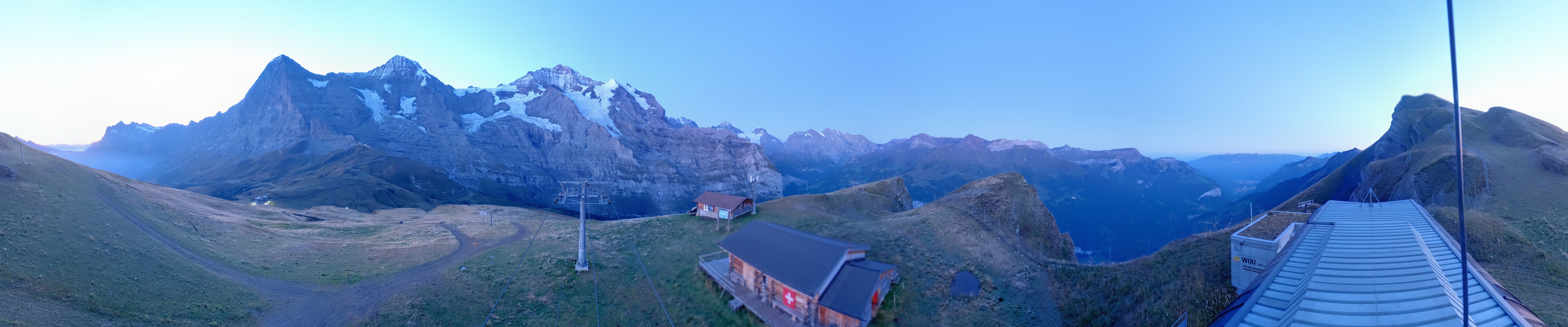 Archived image Webcam Top Station Lauberhorn, Grindelwald