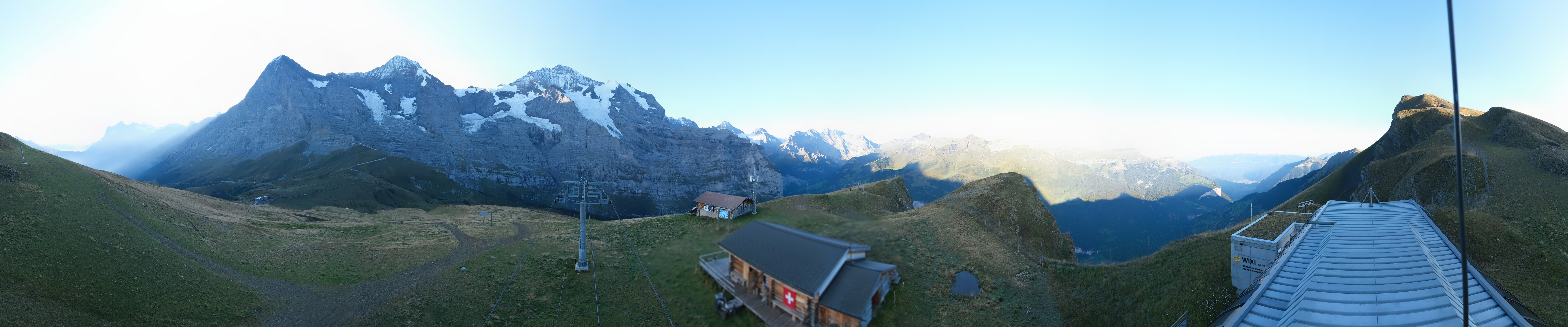 Archived image Webcam Top Station Lauberhorn, Grindelwald