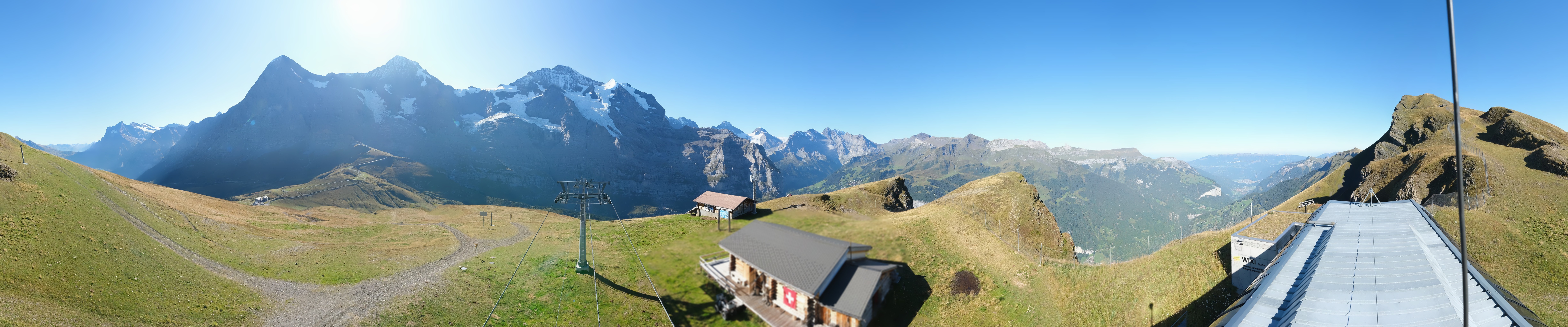 Archived image Webcam Top Station Lauberhorn, Grindelwald