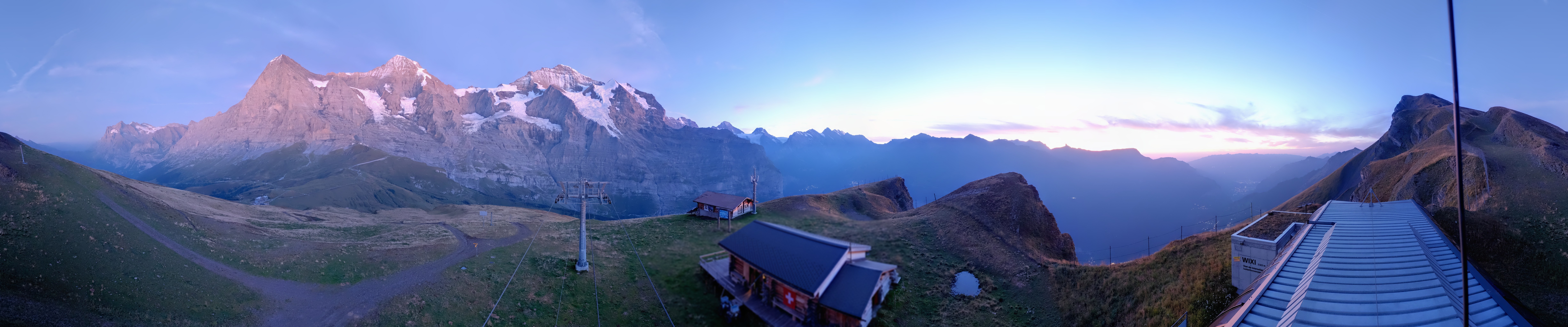 Archived image Webcam Top Station Lauberhorn, Grindelwald