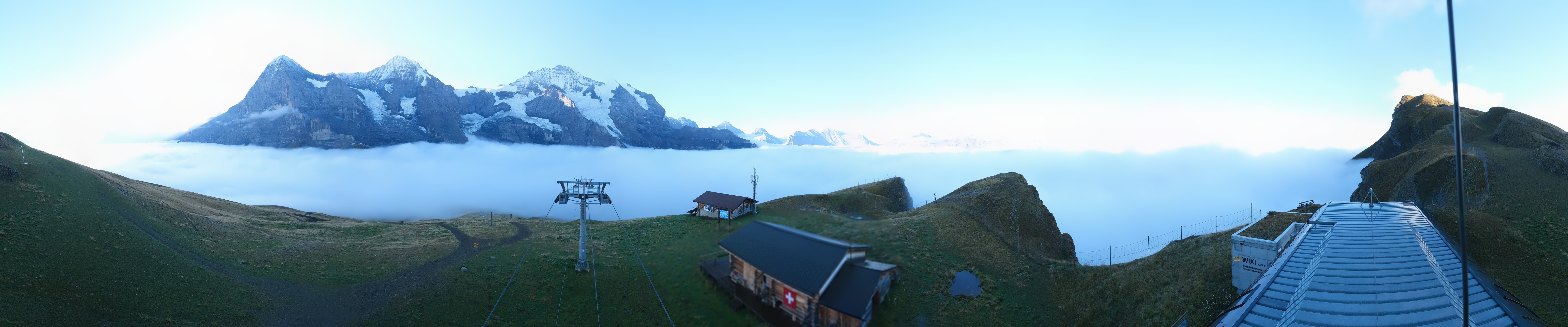 Archiv Foto Webcam Kleine Scheidegg-Lauberhorn, Grindelwald
