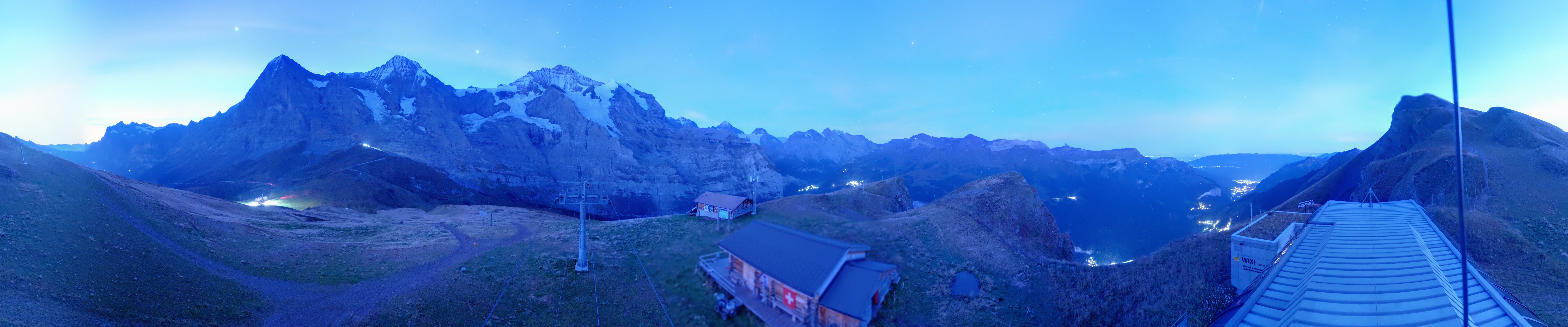 Archived image Webcam Top Station Lauberhorn, Grindelwald