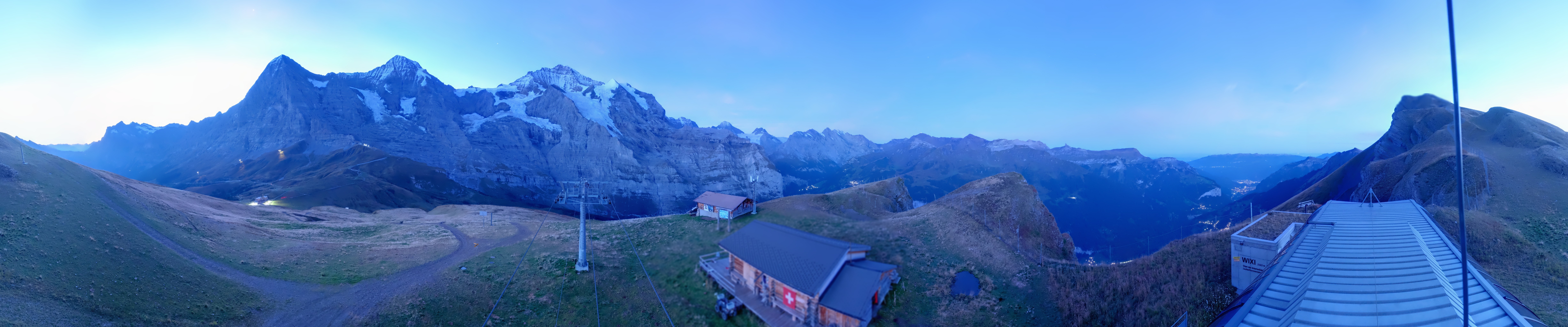 Archived image Webcam Top Station Lauberhorn, Grindelwald