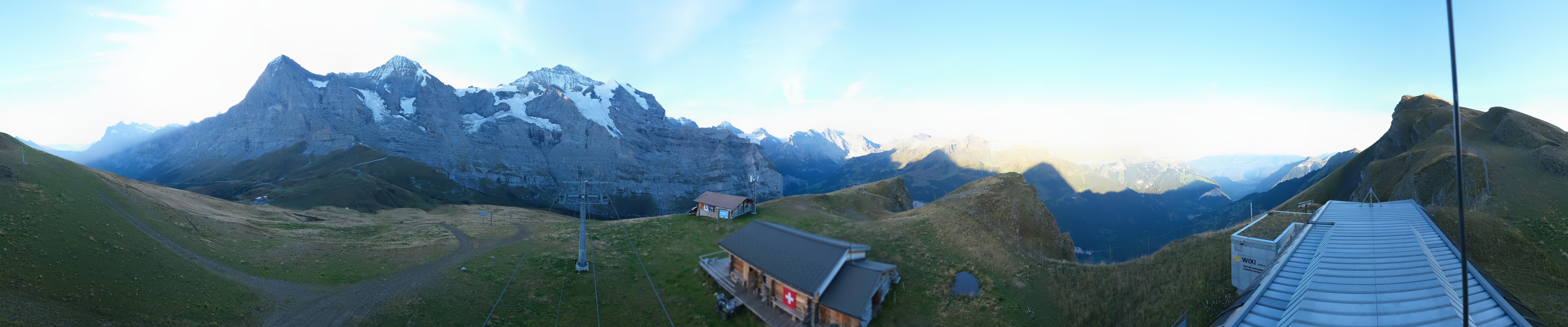 Archived image Webcam Top Station Lauberhorn, Grindelwald