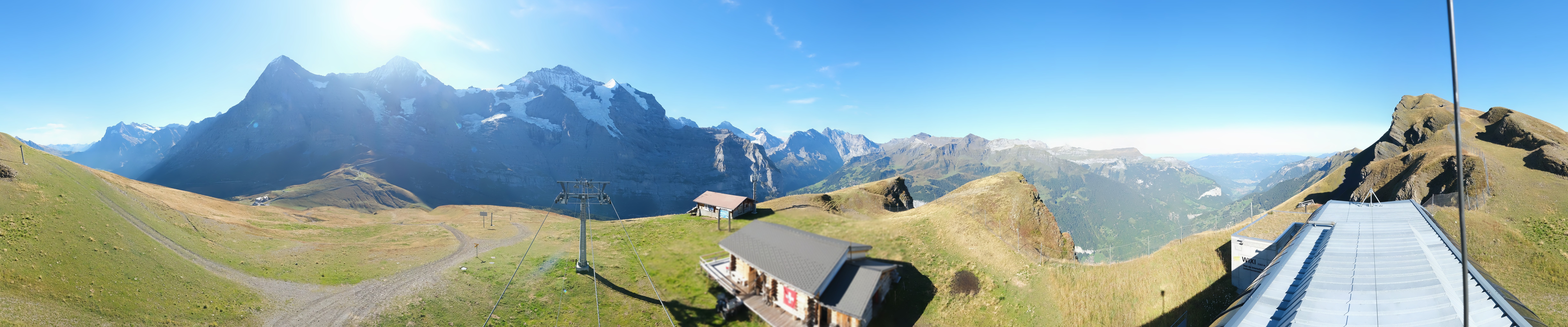 Archived image Webcam Top Station Lauberhorn, Grindelwald