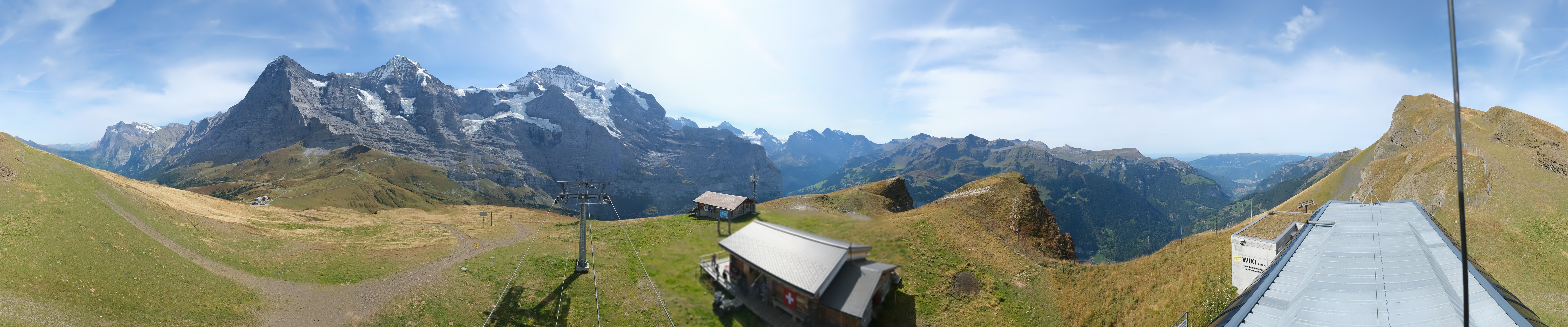 Archived image Webcam Top Station Lauberhorn, Grindelwald