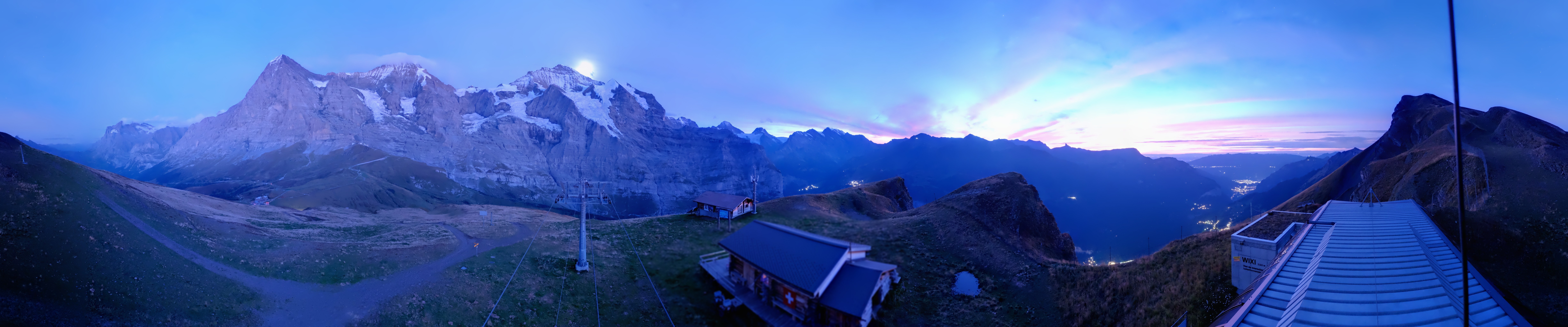 Archived image Webcam Top Station Lauberhorn, Grindelwald